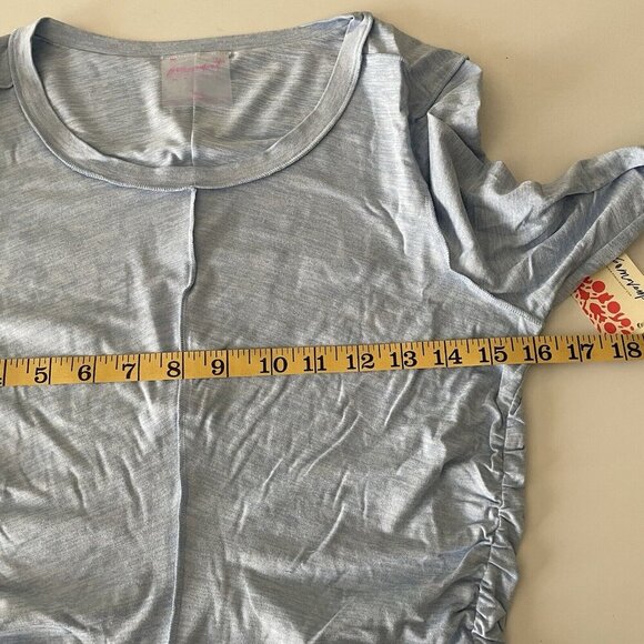 Free People Movement X Hatch Maternity Right On Run Layer Top Blue Bell Small - Picture 4 of 7